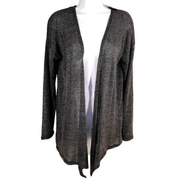 Fairycore Black Open Front Cardigan Lacy Back Panel Love By Design M Romantic - Picture 3 of 7